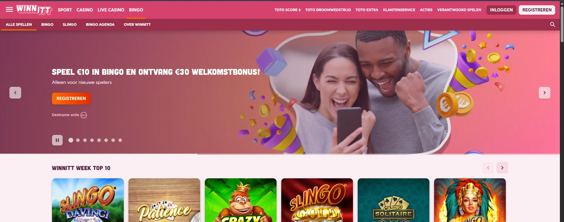 Winnit Casino Banner