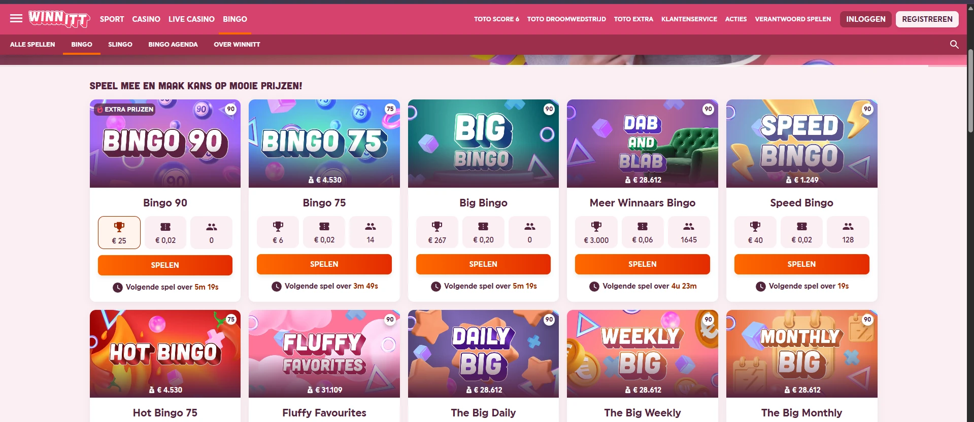 Winnit Casino Bingo